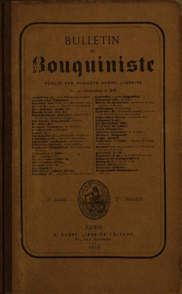 Bulletin du Bouquiniste