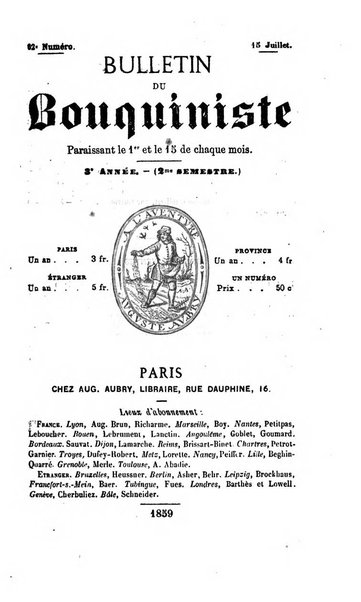 Bulletin du Bouquiniste