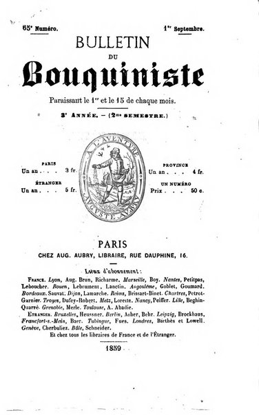 Bulletin du Bouquiniste