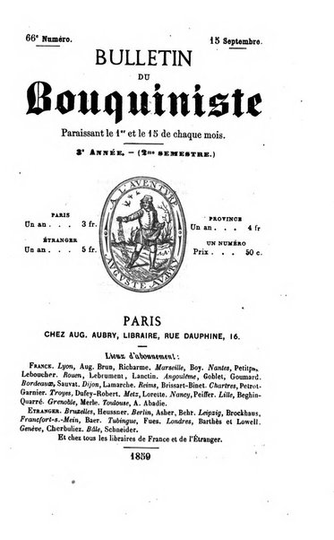 Bulletin du Bouquiniste