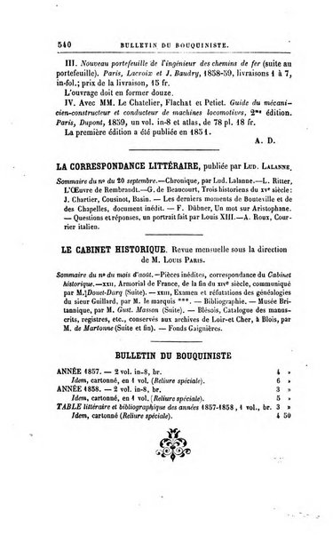 Bulletin du Bouquiniste