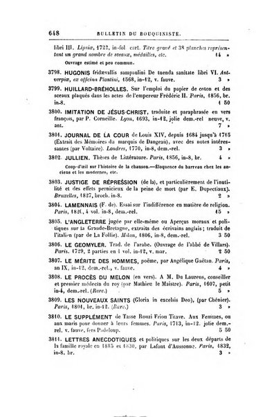 Bulletin du Bouquiniste