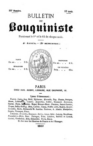 Bulletin du Bouquiniste