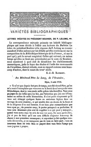 Bulletin du Bouquiniste