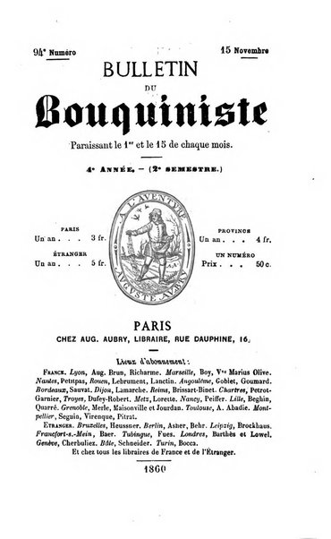 Bulletin du Bouquiniste