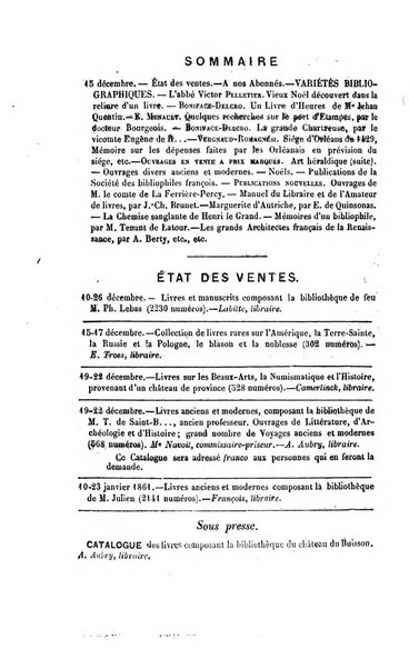 Bulletin du Bouquiniste