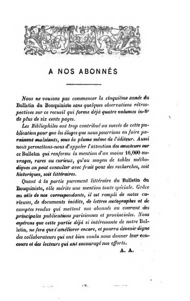 Bulletin du Bouquiniste