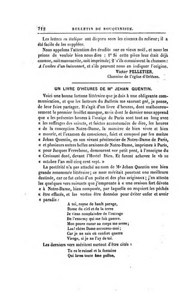 Bulletin du Bouquiniste