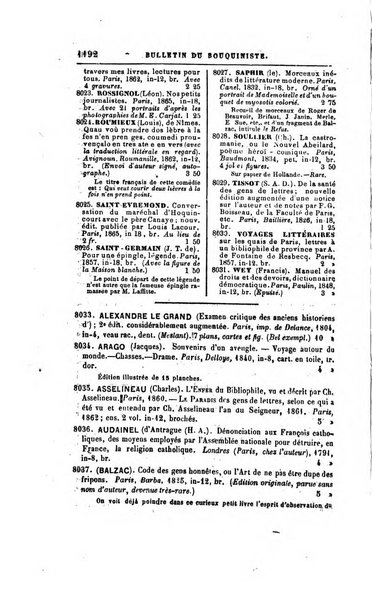 Bulletin du Bouquiniste