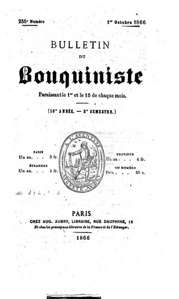 Bulletin du Bouquiniste