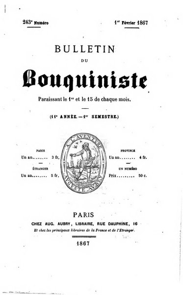 Bulletin du Bouquiniste