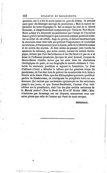 Bulletin du Bouquiniste