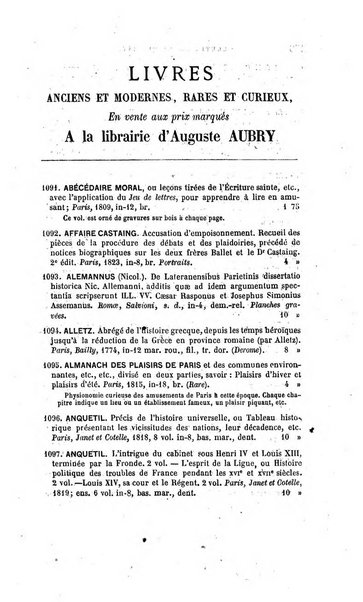 Bulletin du Bouquiniste