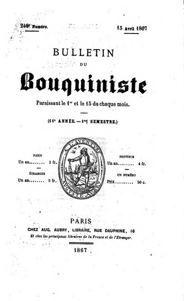 Bulletin du Bouquiniste