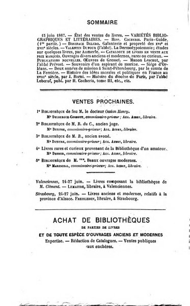 Bulletin du Bouquiniste