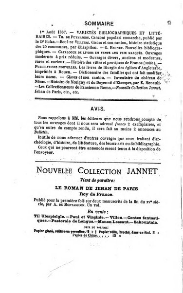 Bulletin du Bouquiniste