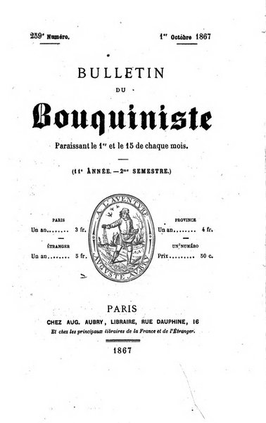 Bulletin du Bouquiniste