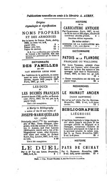 Bulletin du Bouquiniste