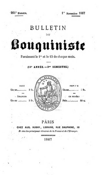 Bulletin du Bouquiniste