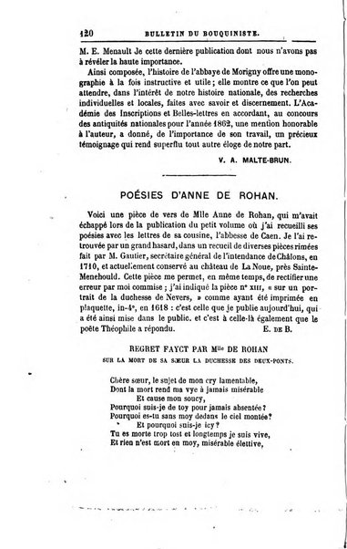 Bulletin du Bouquiniste