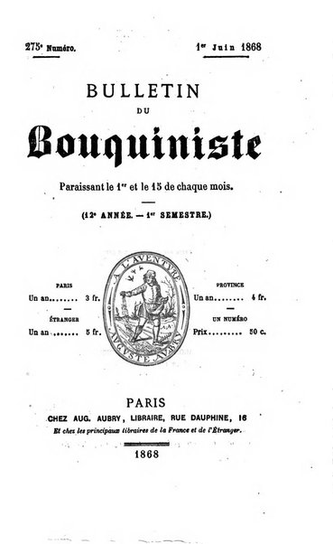 Bulletin du Bouquiniste