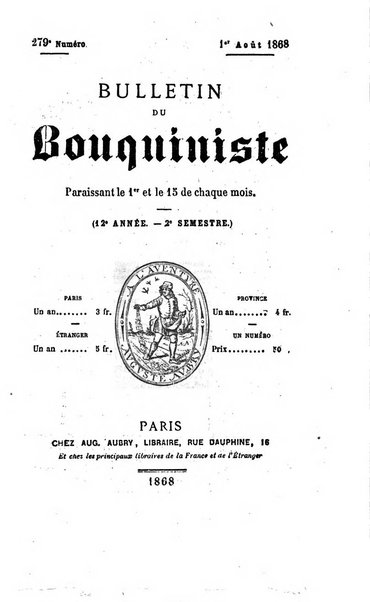 Bulletin du Bouquiniste