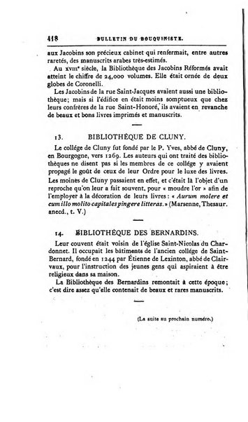 Bulletin du Bouquiniste