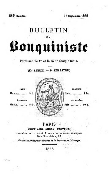 Bulletin du Bouquiniste