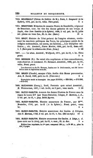 Bulletin du Bouquiniste