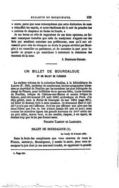 Bulletin du Bouquiniste