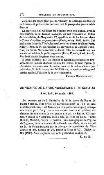 Bulletin du Bouquiniste