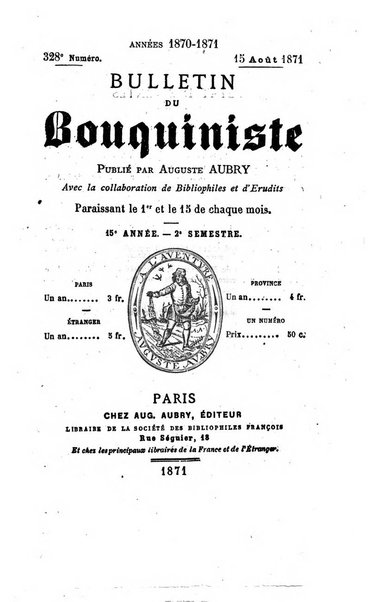 Bulletin du Bouquiniste