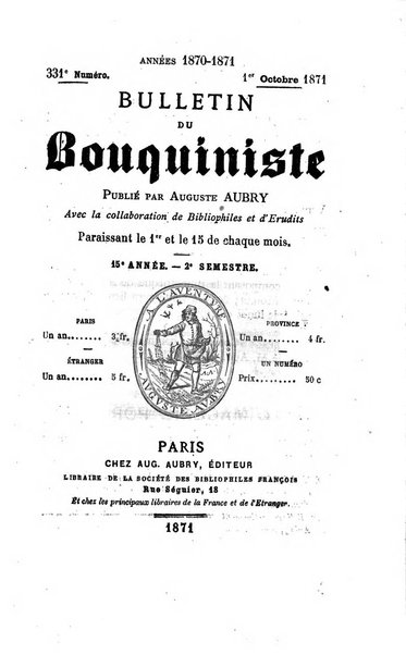 Bulletin du Bouquiniste