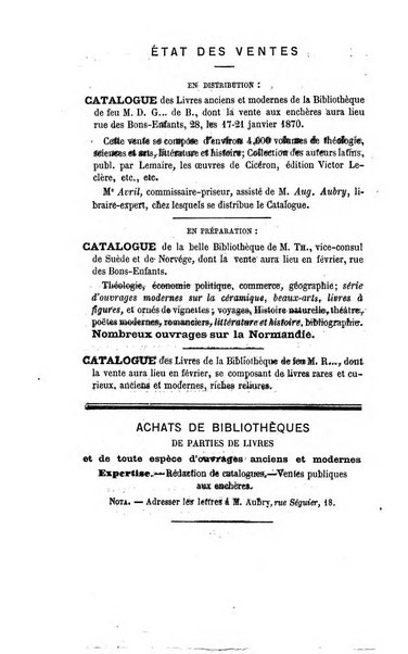 Bulletin du Bouquiniste