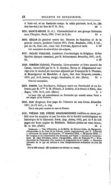 Bulletin du Bouquiniste