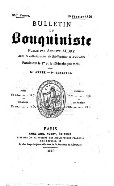 Bulletin du Bouquiniste