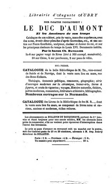 Bulletin du Bouquiniste