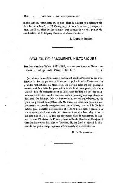 Bulletin du Bouquiniste