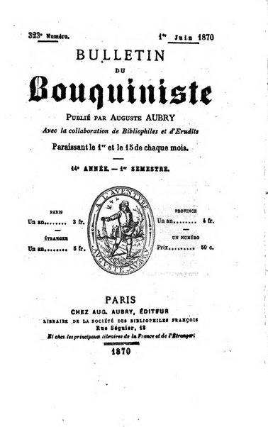 Bulletin du Bouquiniste