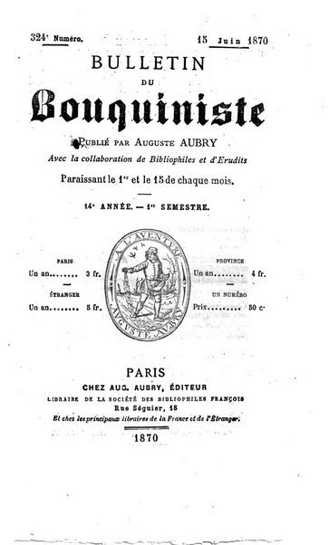 Bulletin du Bouquiniste