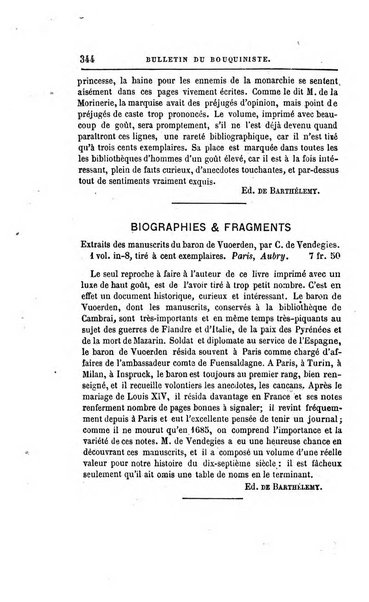 Bulletin du Bouquiniste