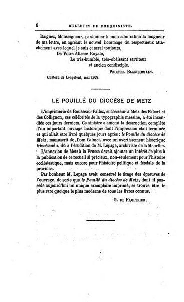 Bulletin du Bouquiniste