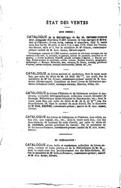 Bulletin du Bouquiniste