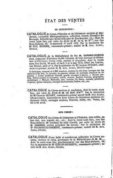 Bulletin du Bouquiniste