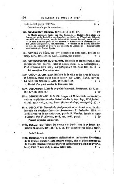 Bulletin du Bouquiniste