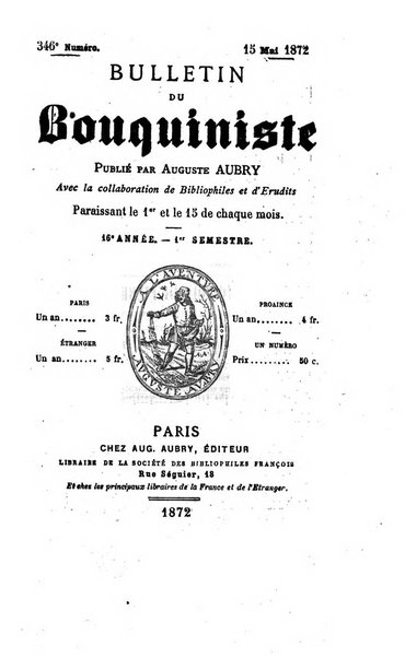 Bulletin du Bouquiniste