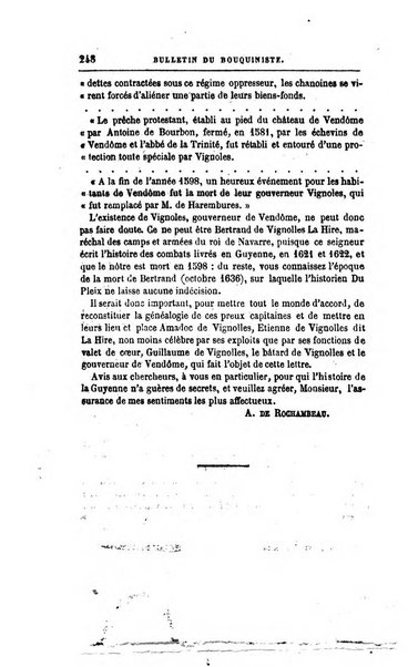 Bulletin du Bouquiniste