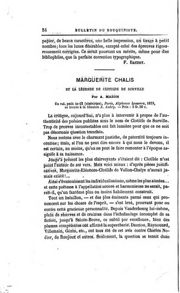 Bulletin du Bouquiniste