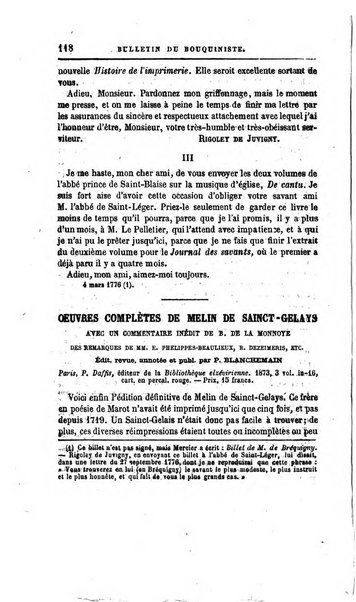 Bulletin du Bouquiniste