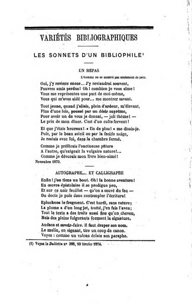 Bulletin du Bouquiniste